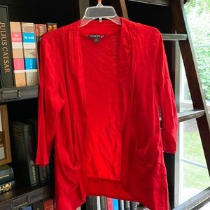 Red Cardigan 🍁🎄